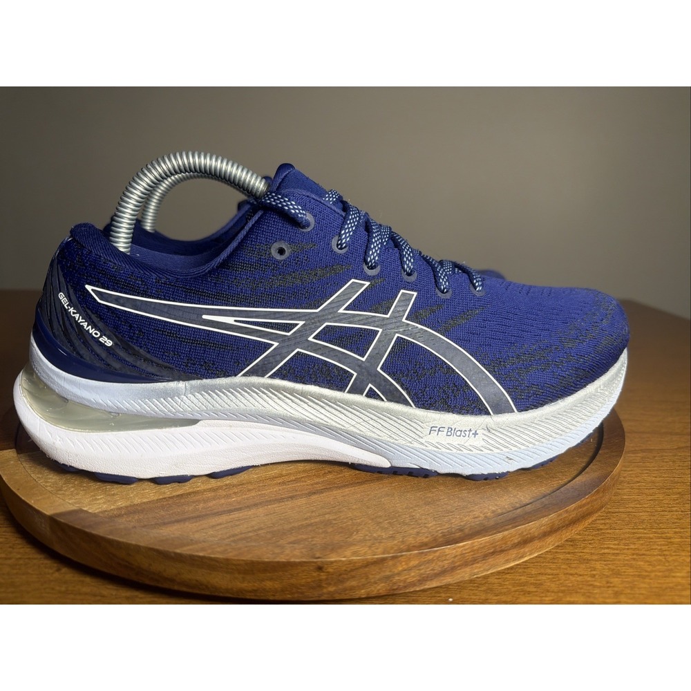 Asics Gel-Kayano 29 Women 10 Running Shoes Blue White Athletic 1012B272 - Picture 5 of 16